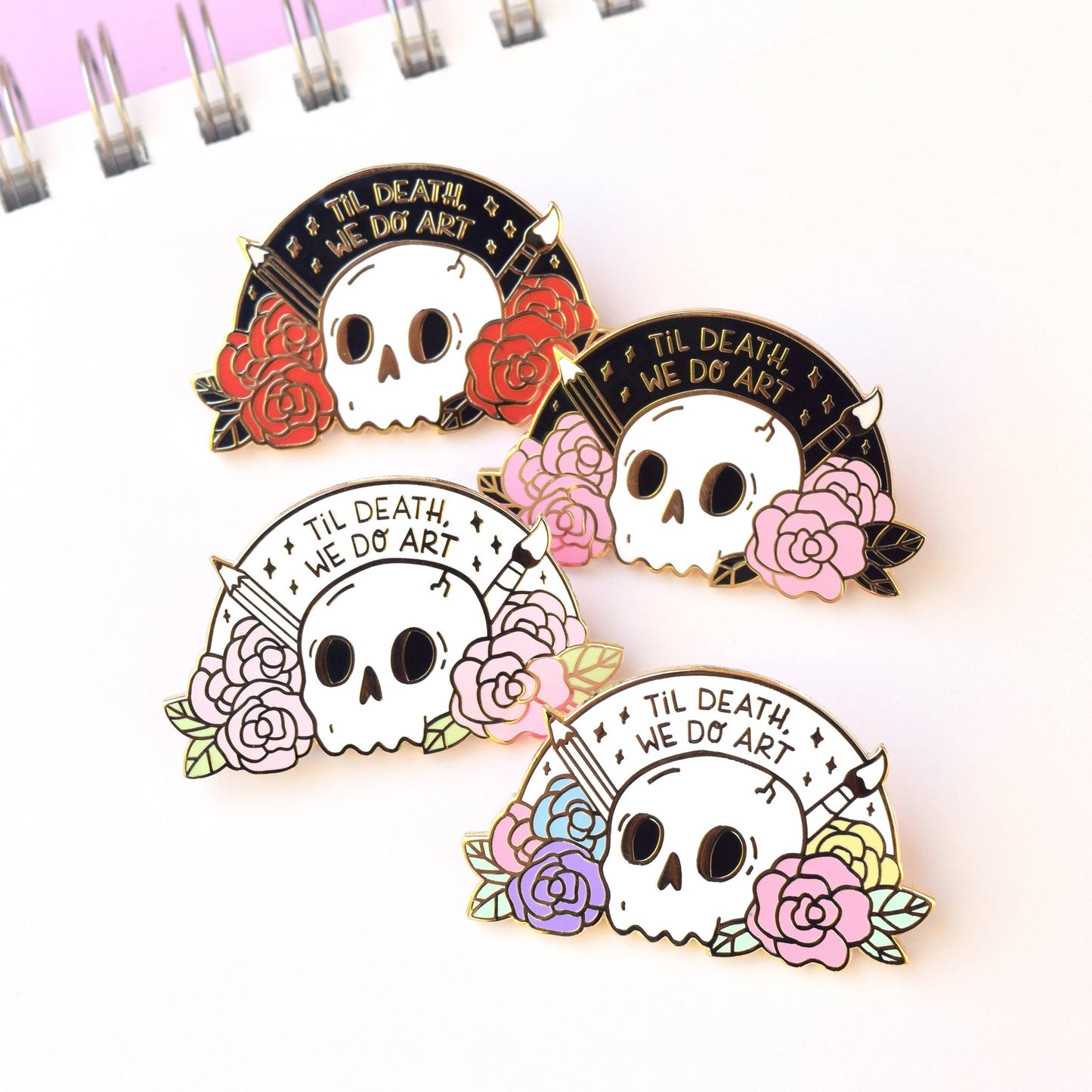 Enamel Pin | Til Death We Do Art