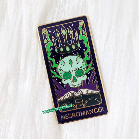 D&D Class Tarot Enamel Pin Series | The Necromancer