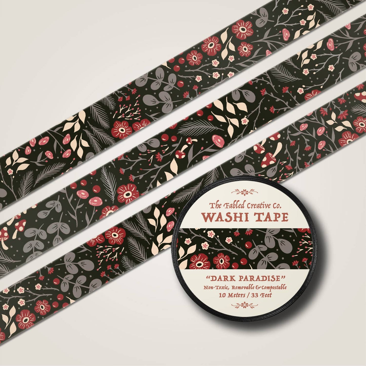 FCC Washi Tape | Dark Paradise