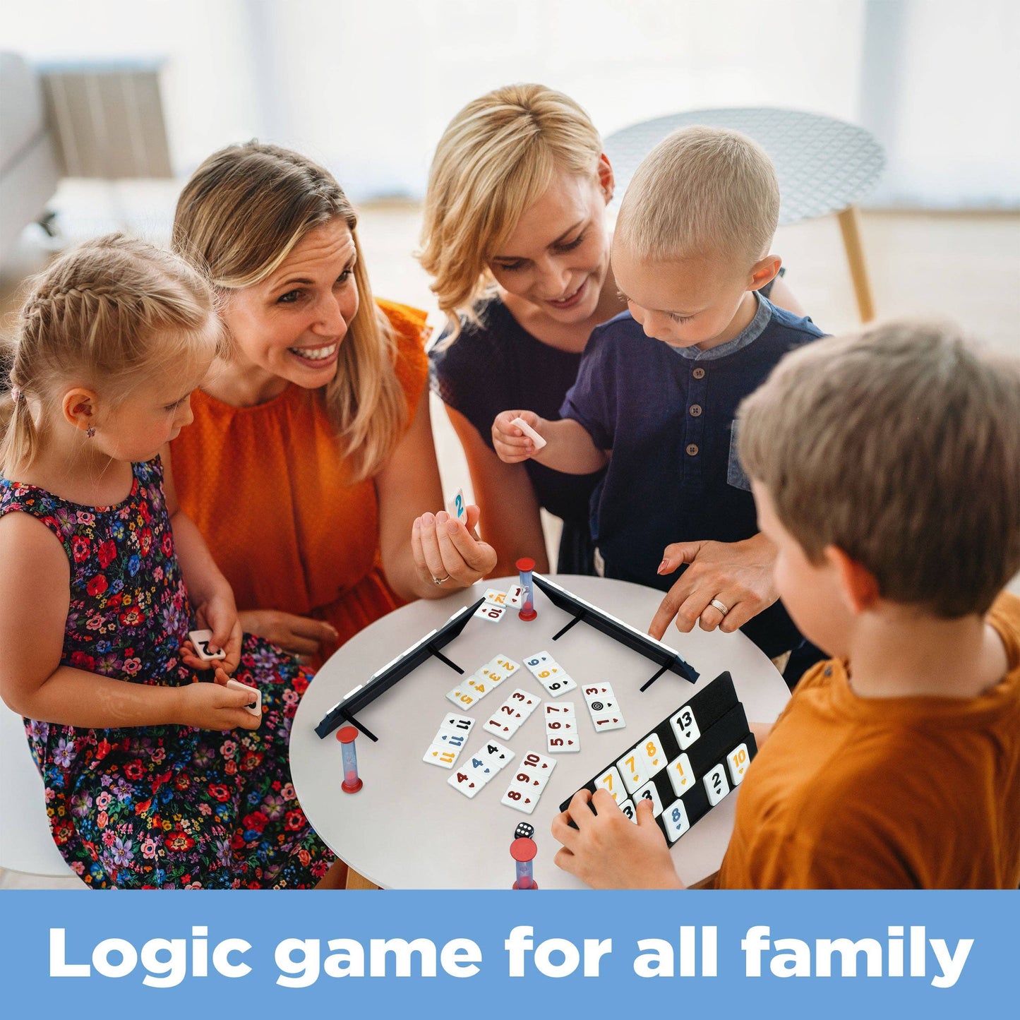 Rummy Cube Game with Case, Board Game for Kids and Adults