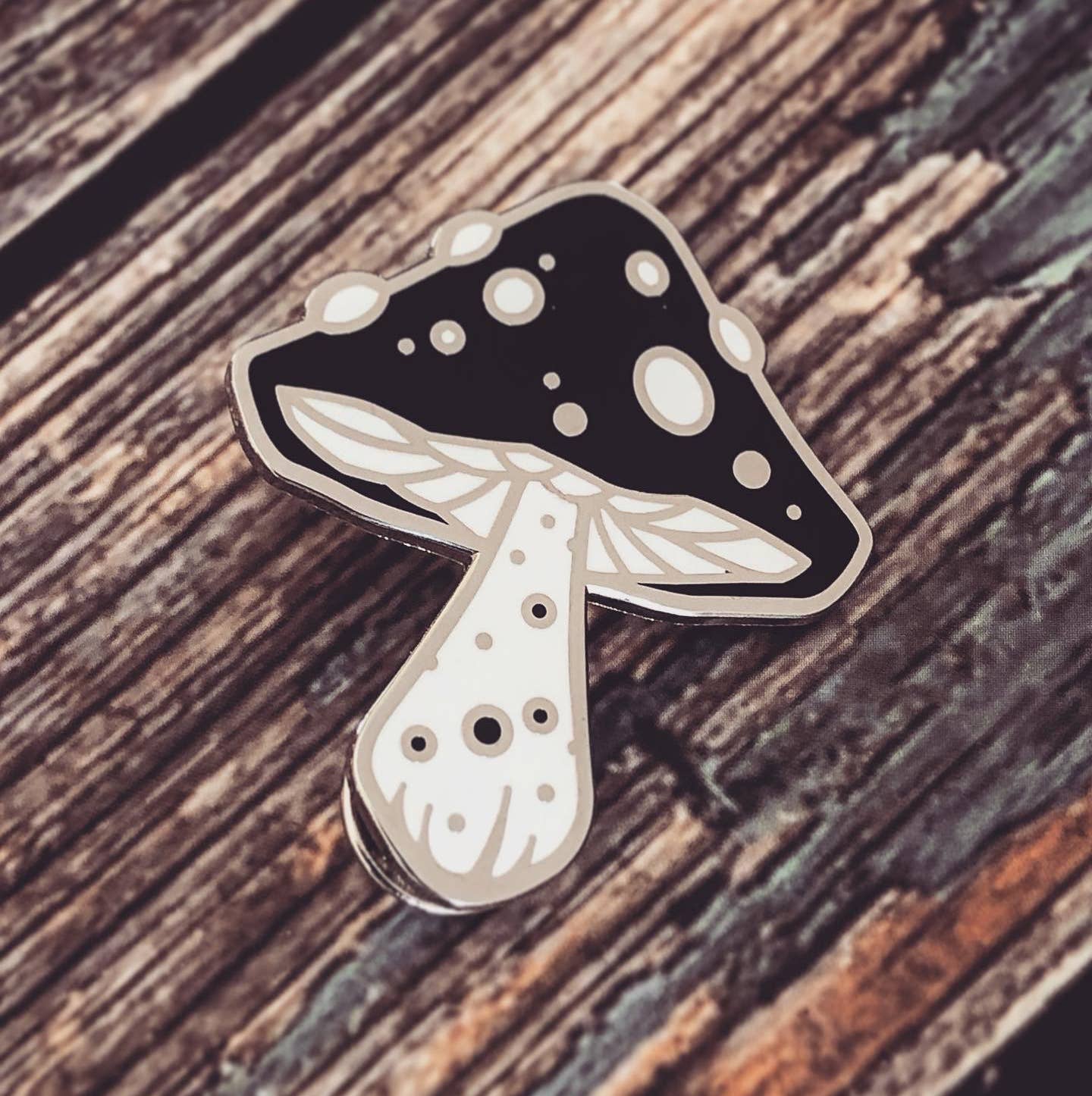 FCC Enamel Pin | The Magical Mushroom