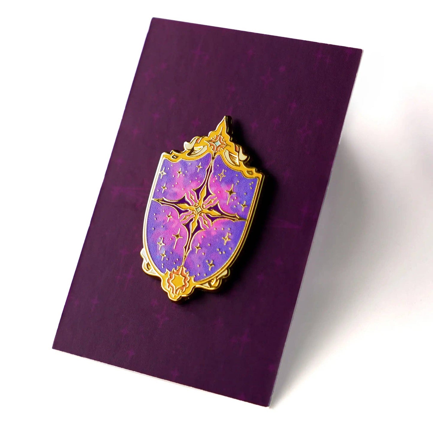 NVD Celestial Armory Enamel Pin | Constellation Shield