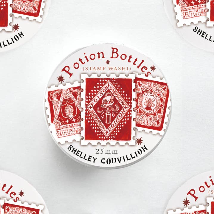 SC Washi Tape | Potion Bottle Stamps