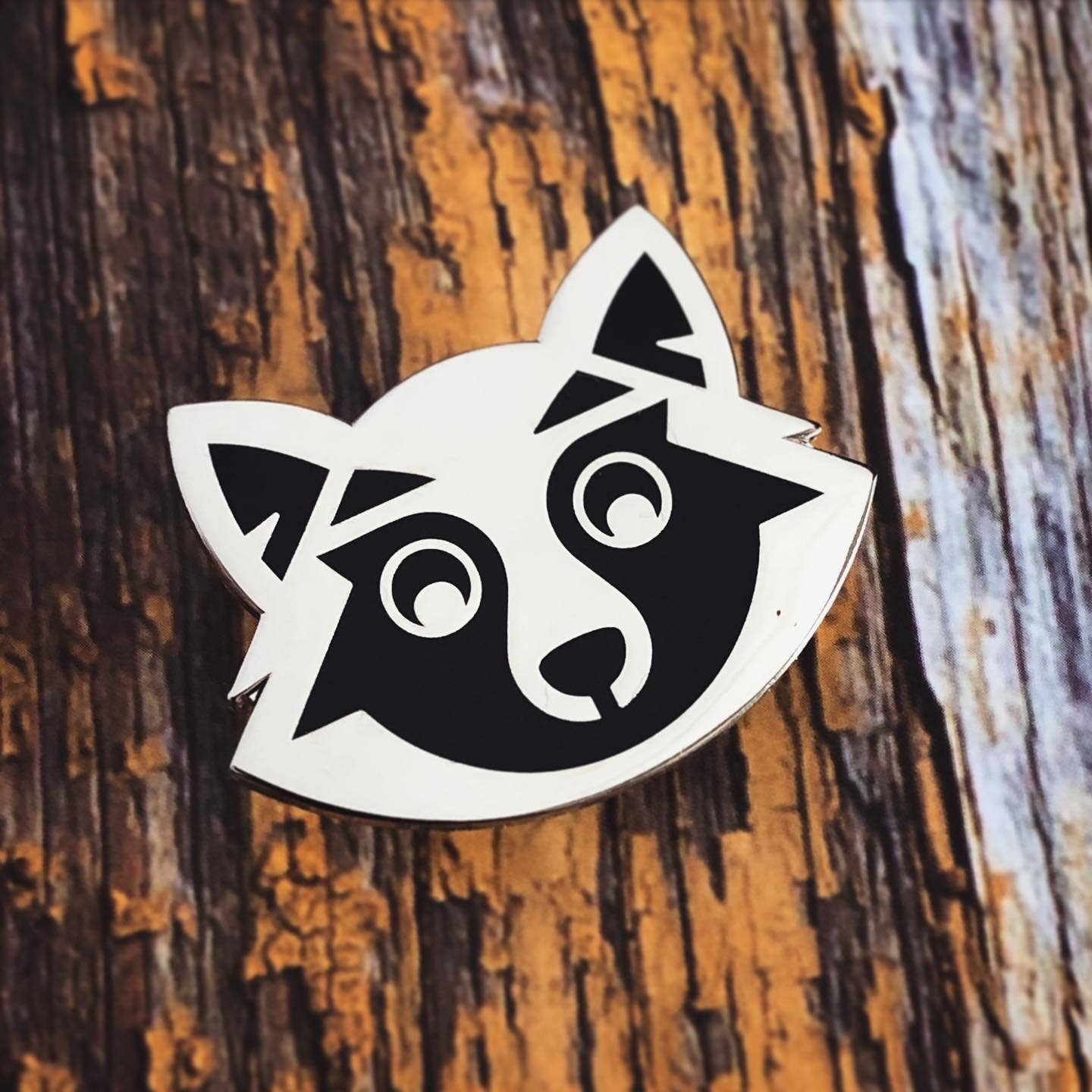 FCC Enamel Pin | Trickster Raccoon