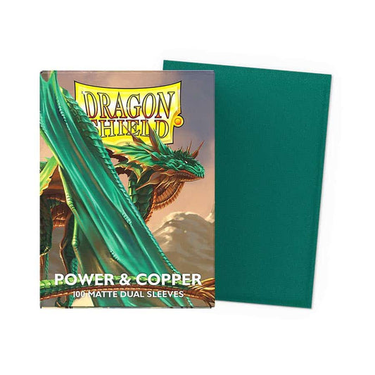 DRAGON SHIELD SLEEVES: MATTE DUAL: POWER AND COPPER (100CT)
