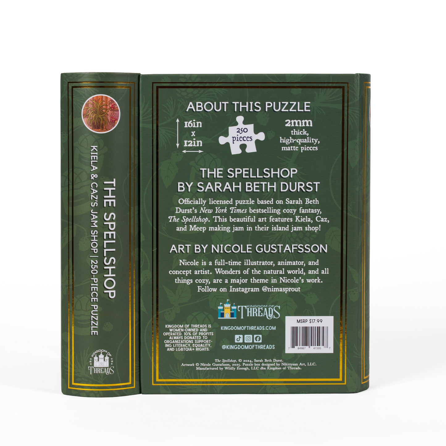 Book Keepsake Puzzle | The Spellshop