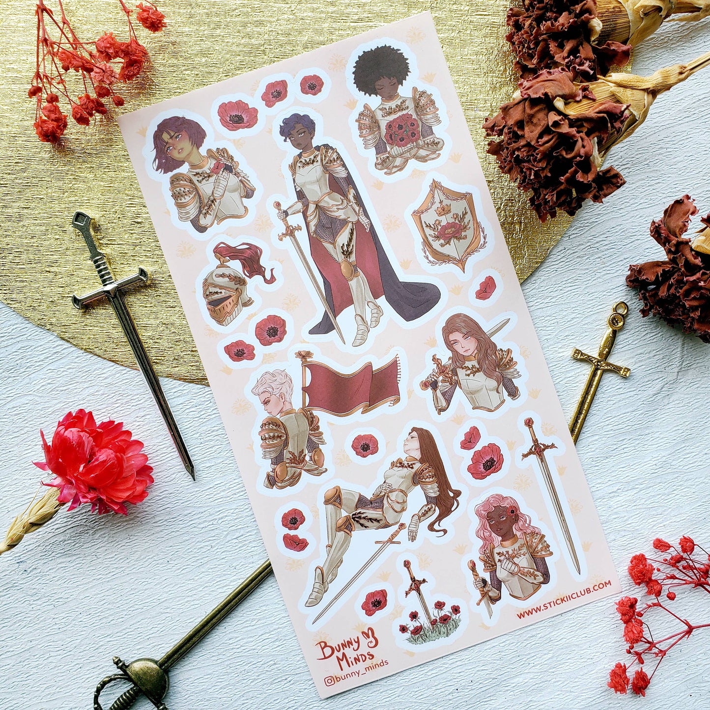 Sticker Sheet | Flower & Fury