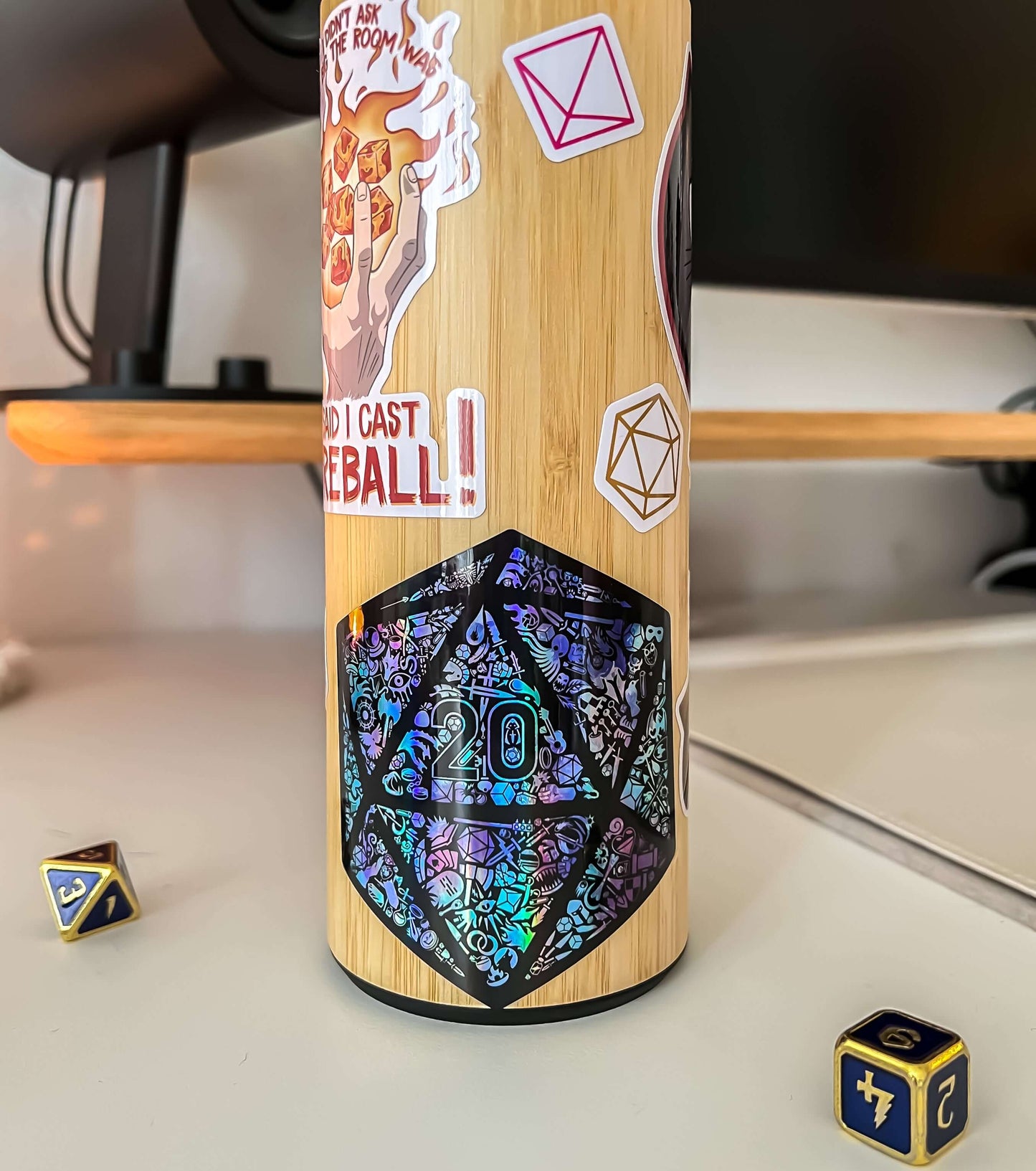 GS Vinyl Sticker | Holographic Mosaic D20
