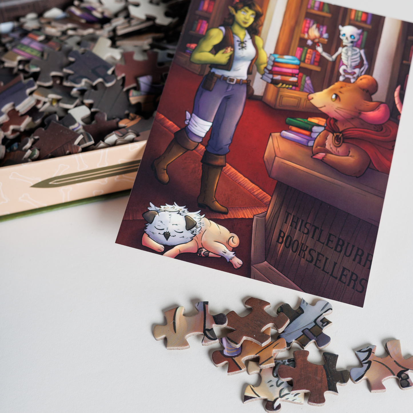Book Keepsake Puzzle | Bookshops & Bonedust