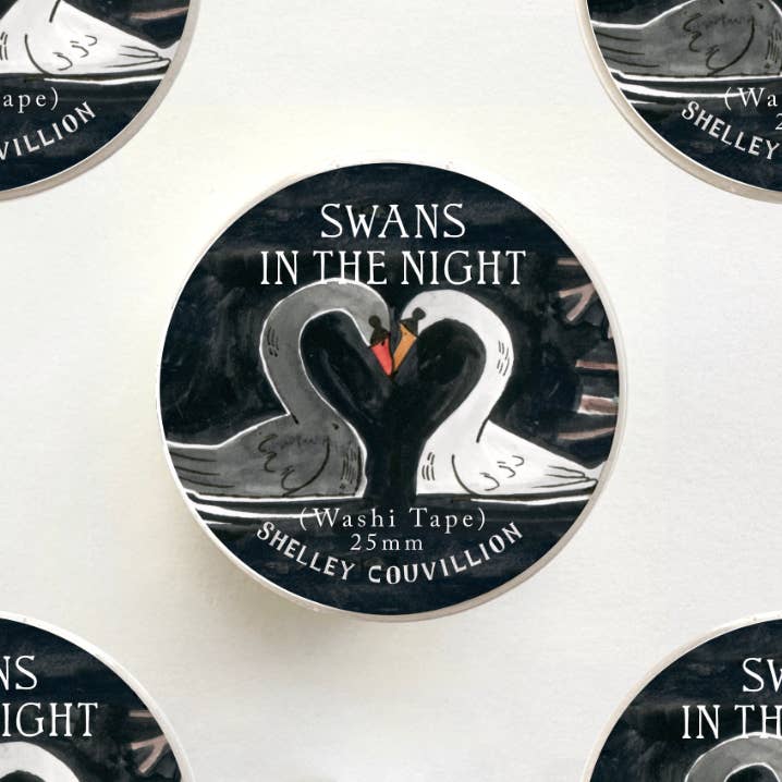 SC Washi Tape | Swans In The Night