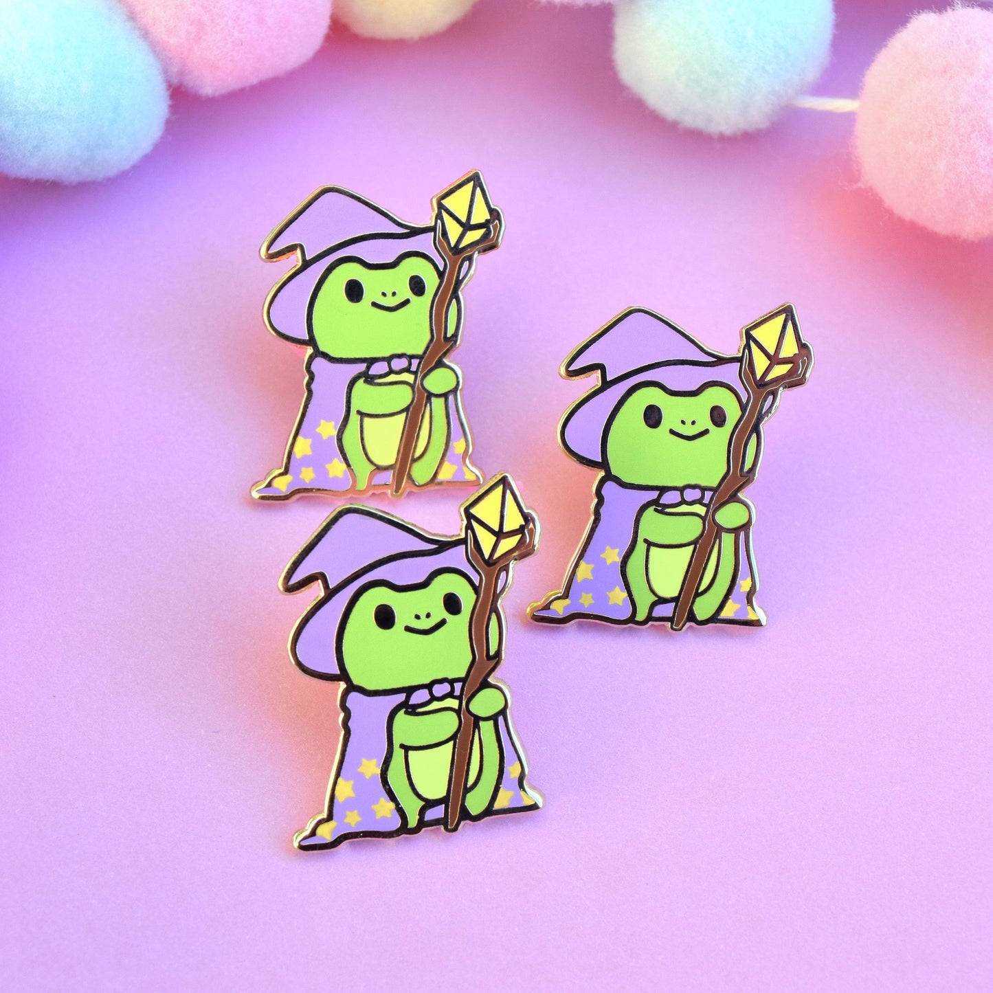 Enamel Pin | Froggy Wizard