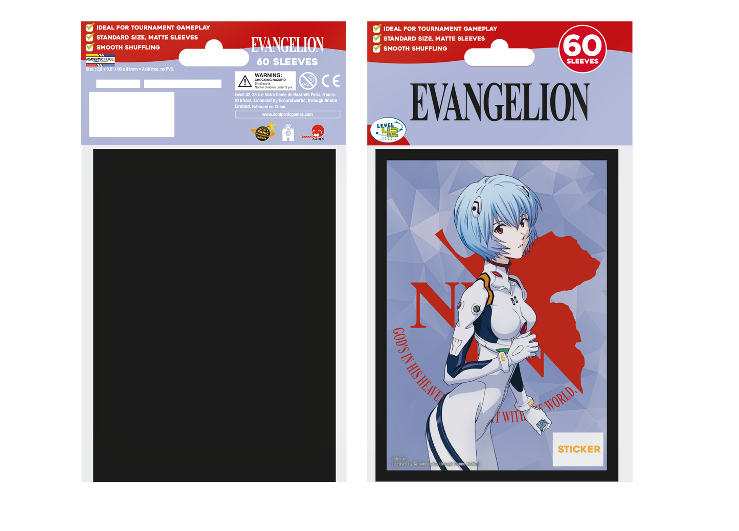 Officially Licensed Evangelion Standard Sleeves - REI