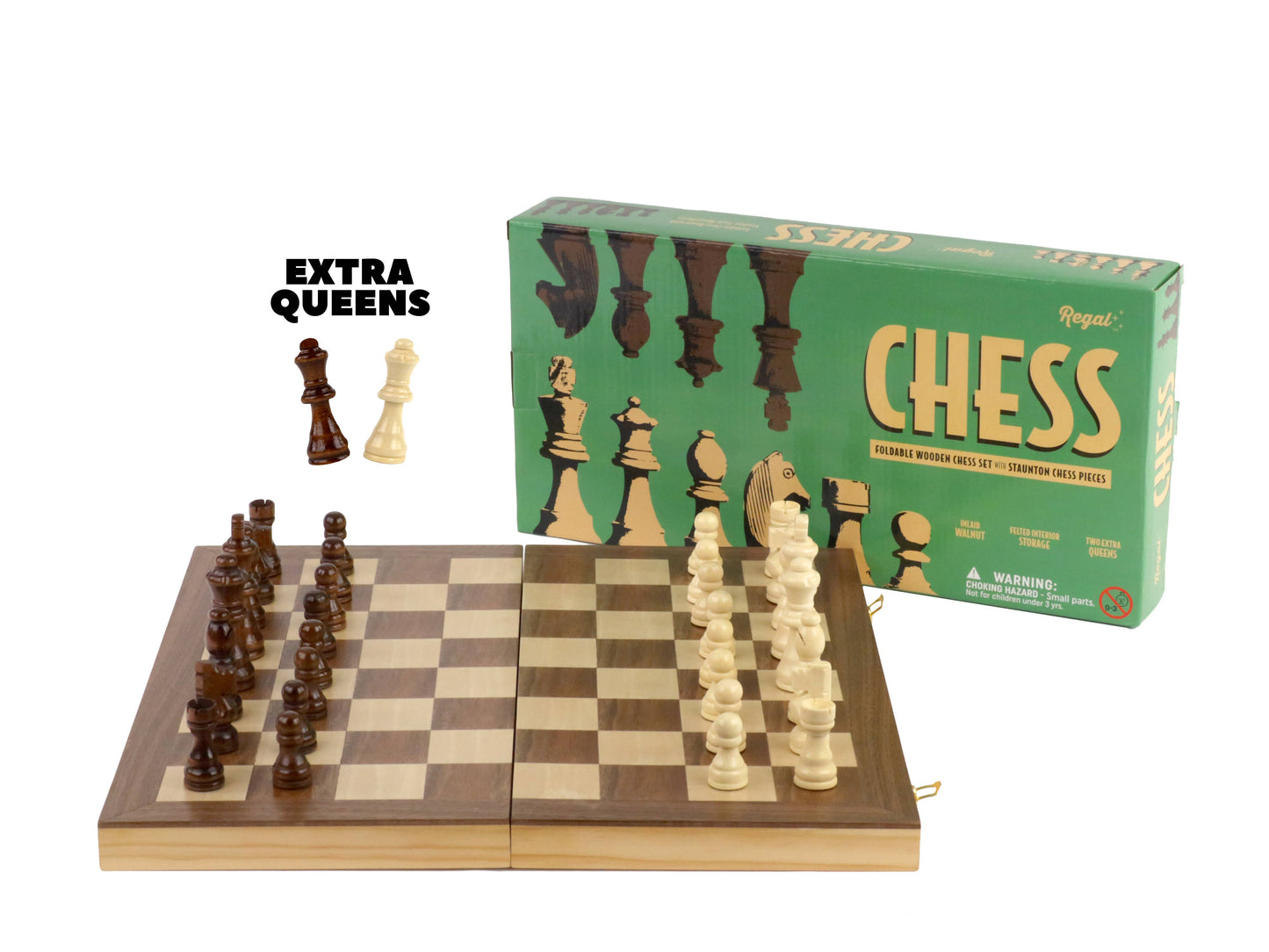 Regal Games Deluxe Wooden Chess Board Game