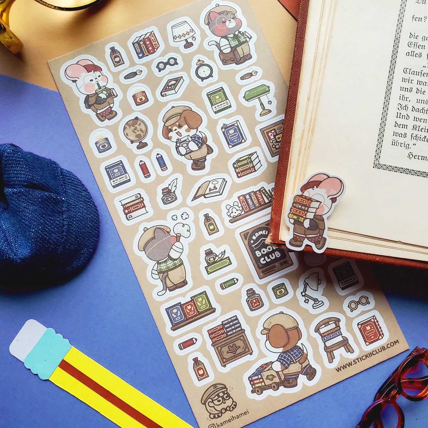 Sticker Sheet | Cutie Book Club