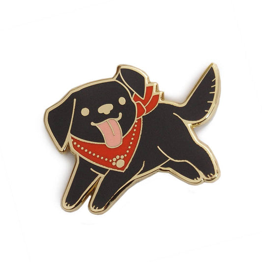 Good Puppers Enamel Pin | Black Lab