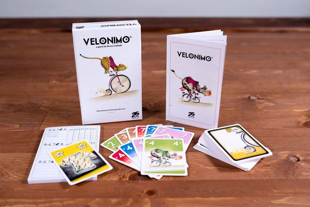 Velonimo Cycling Race Card Game for 2-5 Players
