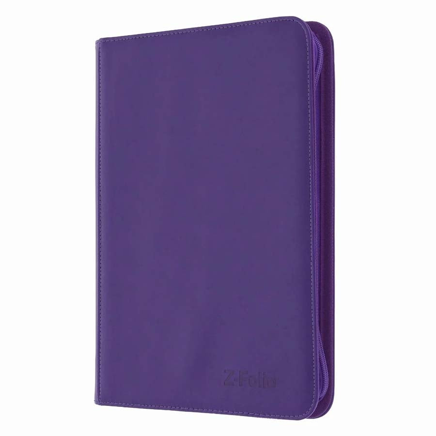 BCW SUPPLIES: Z-FOLIO 9-POCKET ALBUM: PURPLE (1-ZF9-PUR)