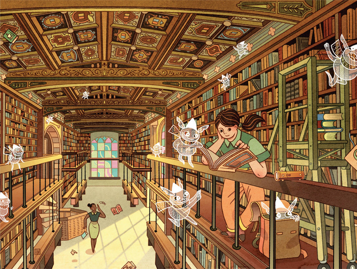 NYPC 500 Piece Puzzle | Mischief at the Library