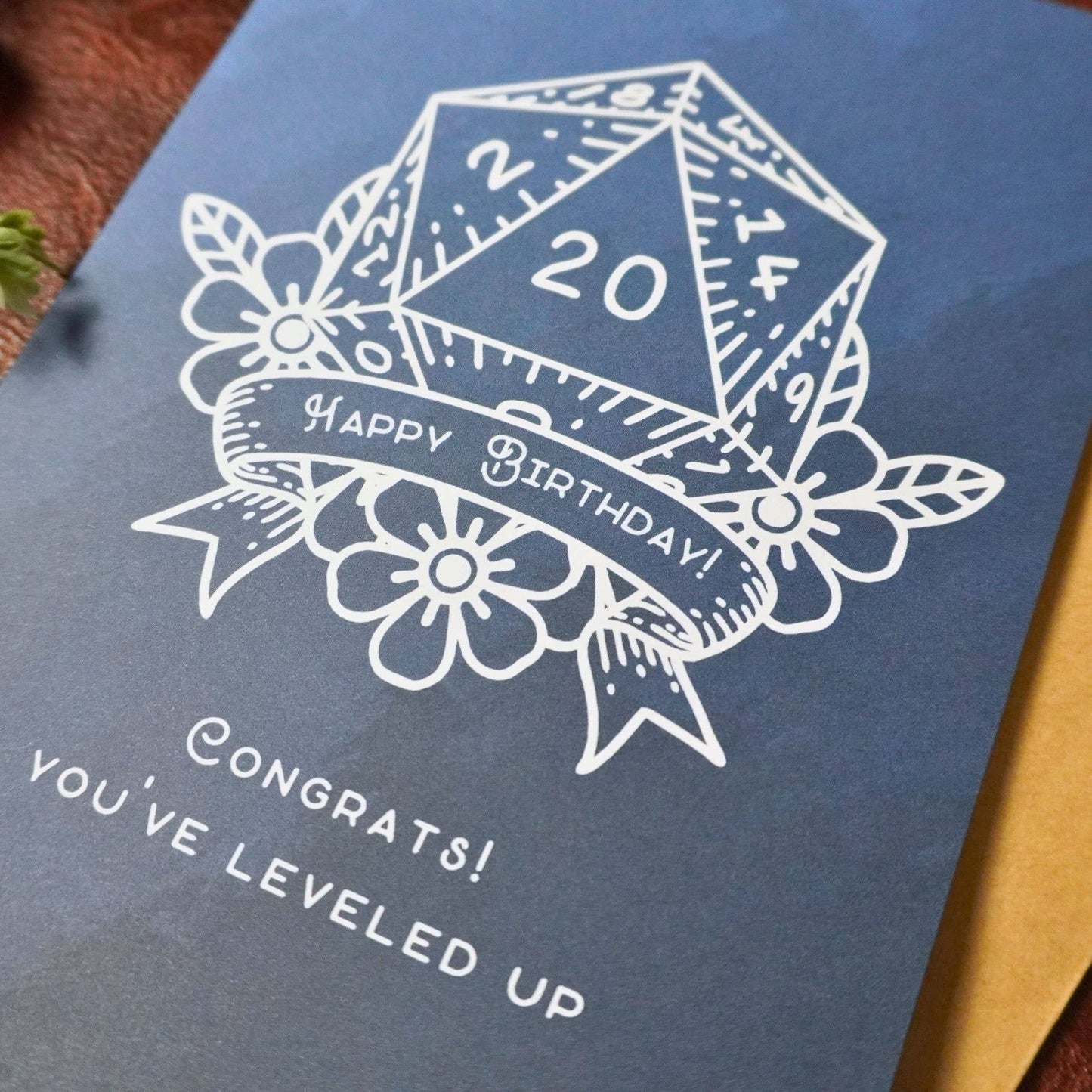 MTDC Birthday Card | D20 Leveled Up
