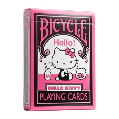 Bicycle Hello Kitty Black & Pink Playing Cards