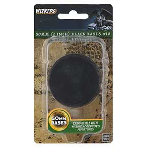 Deep Cuts- Black 50mm Round Base 10ct [WZK73595]