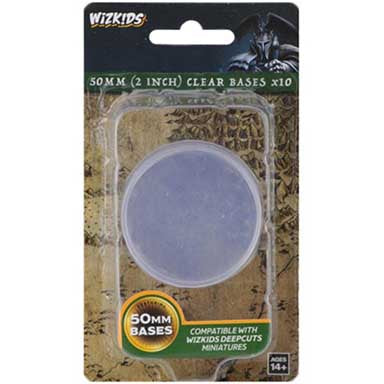 Deep Cuts- Clear 50mm Round Base 10ct [WZK73596]
