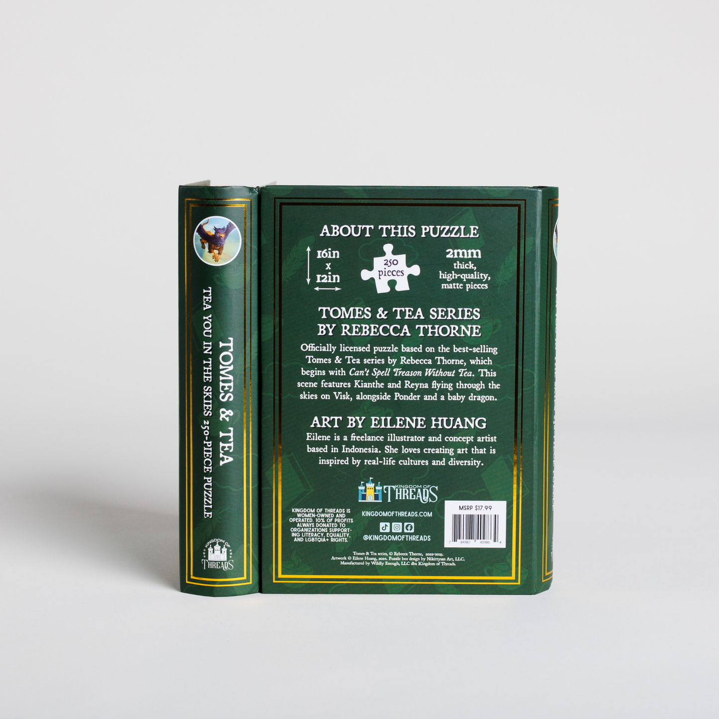 Book Keepsake Puzzle | Tomes & Tea