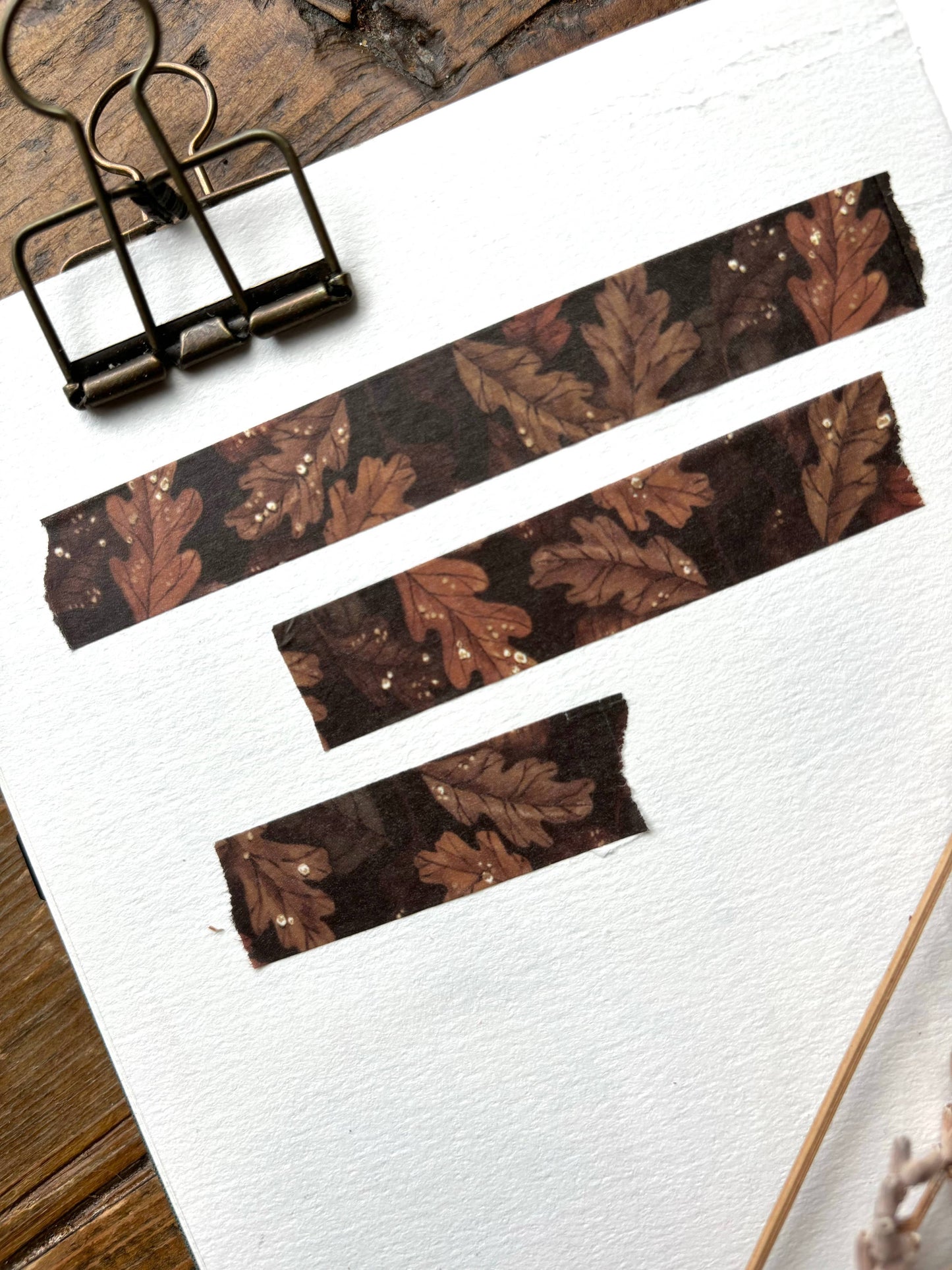 CM Washi Tape | Autumn Oak Leaves