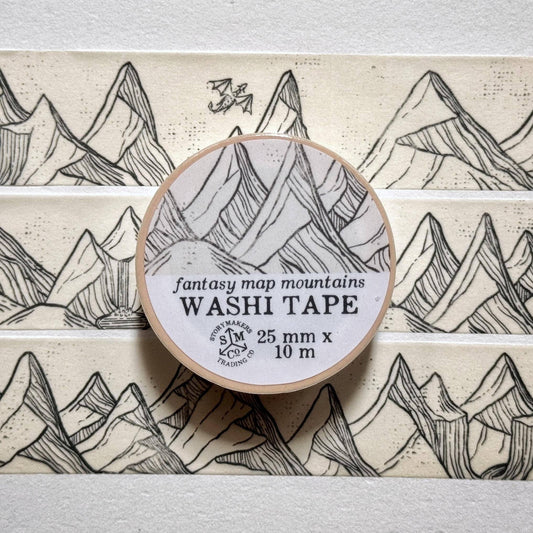 STC Cartography Washi Tape | Mountains
