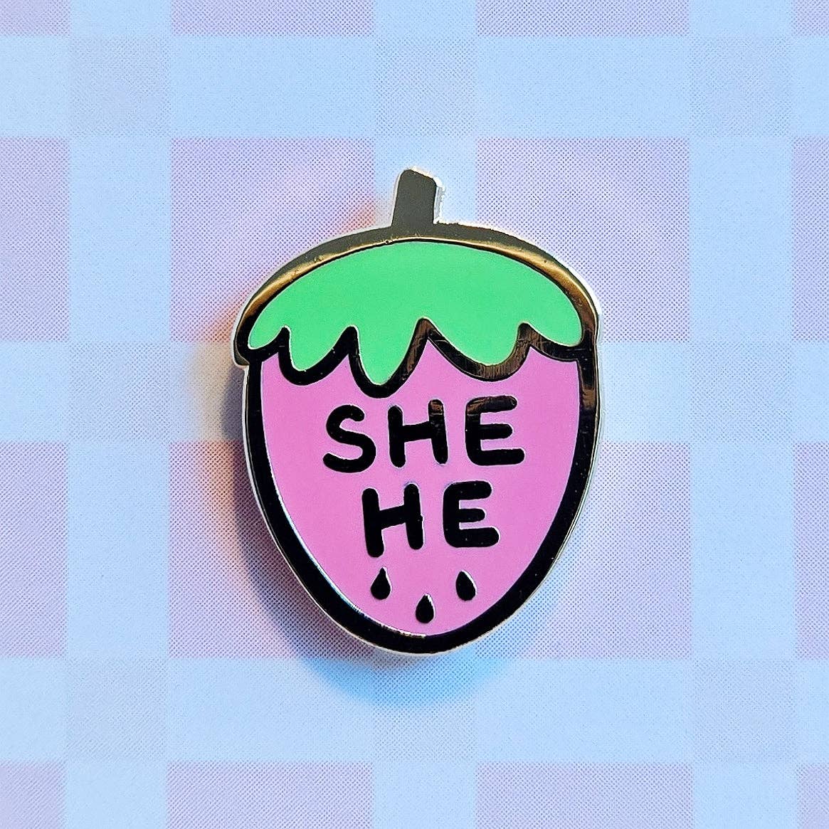 Misomomo Enamel Pin | Pronouns