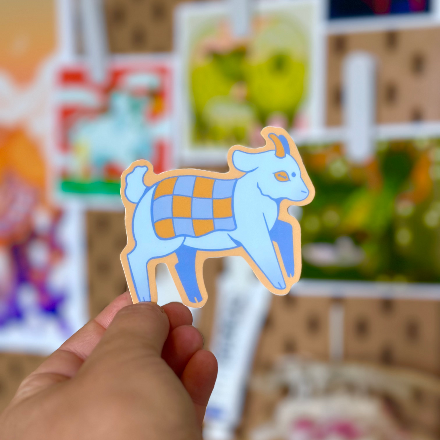 OHG Sticker | Quilted Goat