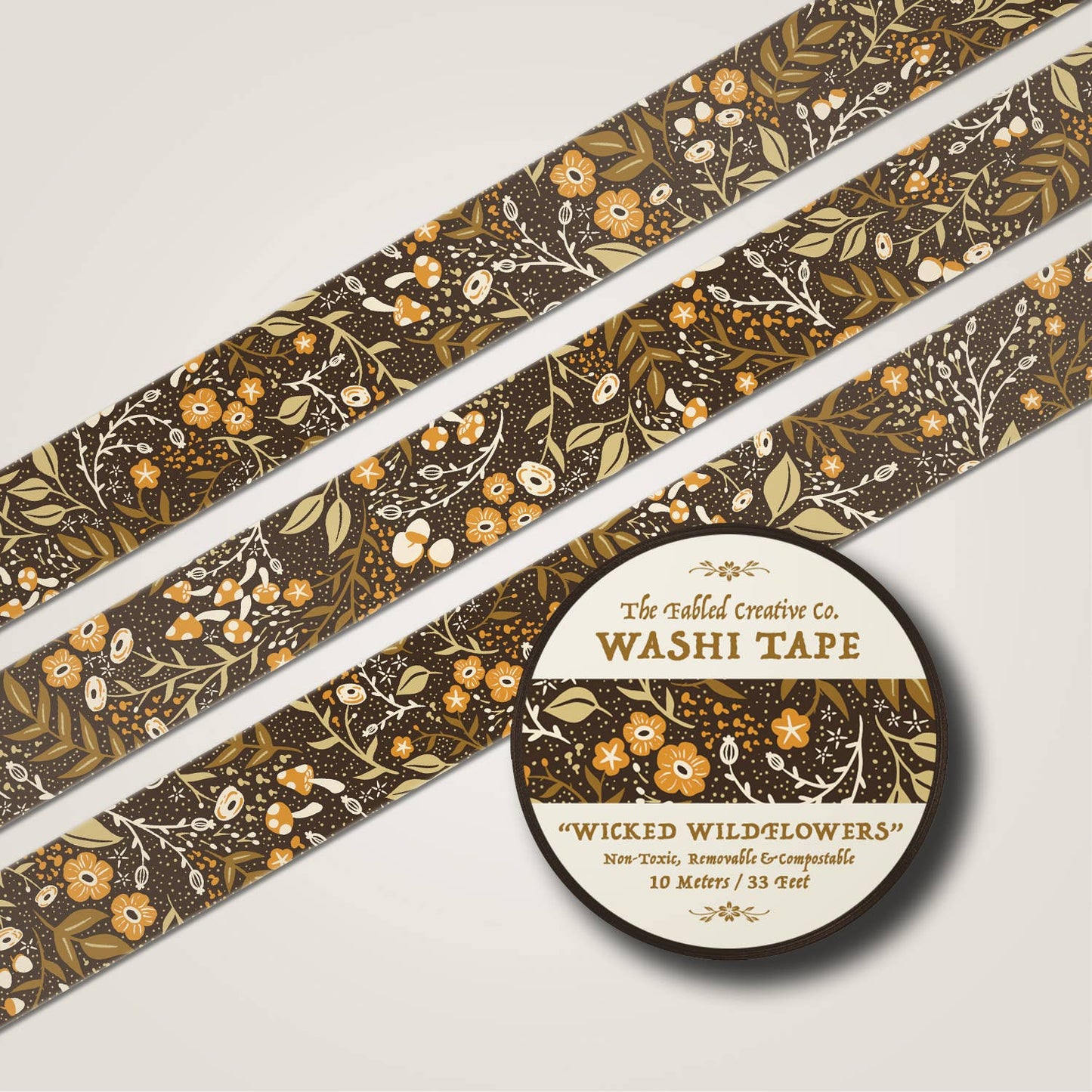 FCC Washi Tape | Amber Wicked Wildflowers