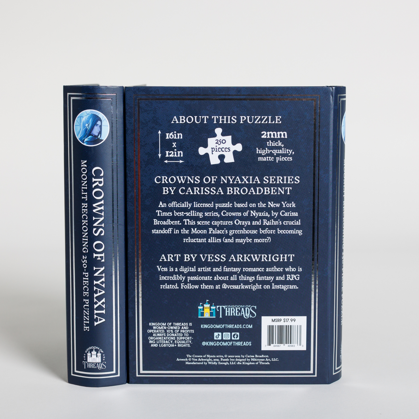 Book Keepsake Puzzle | Crowns of Nyaxia