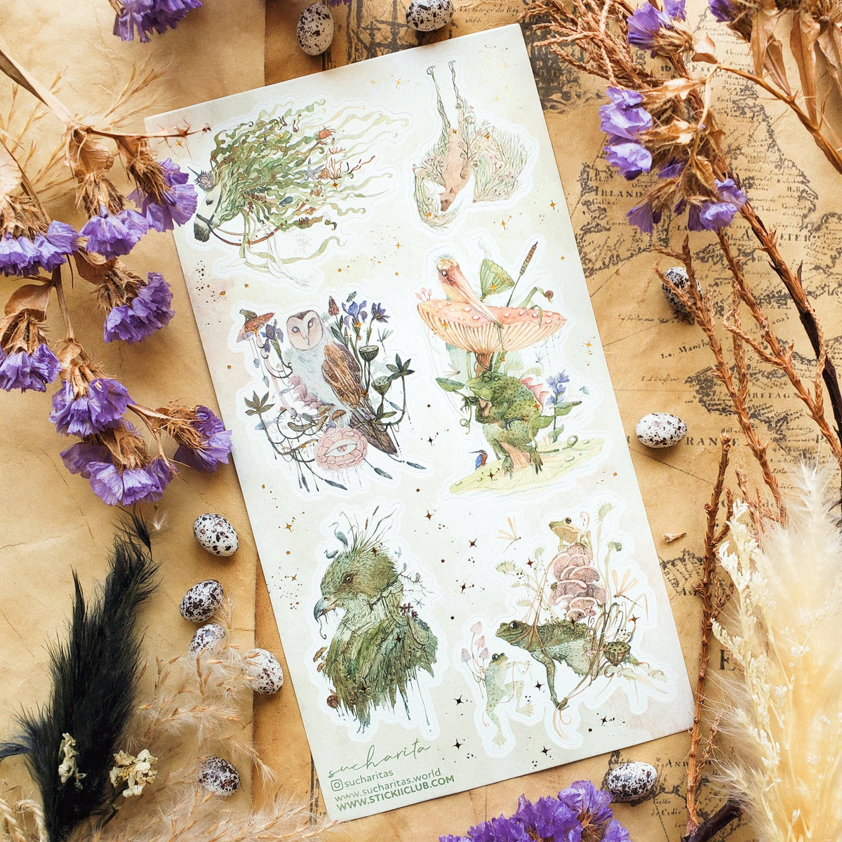 Sticker Sheet | Creatures of the Grove