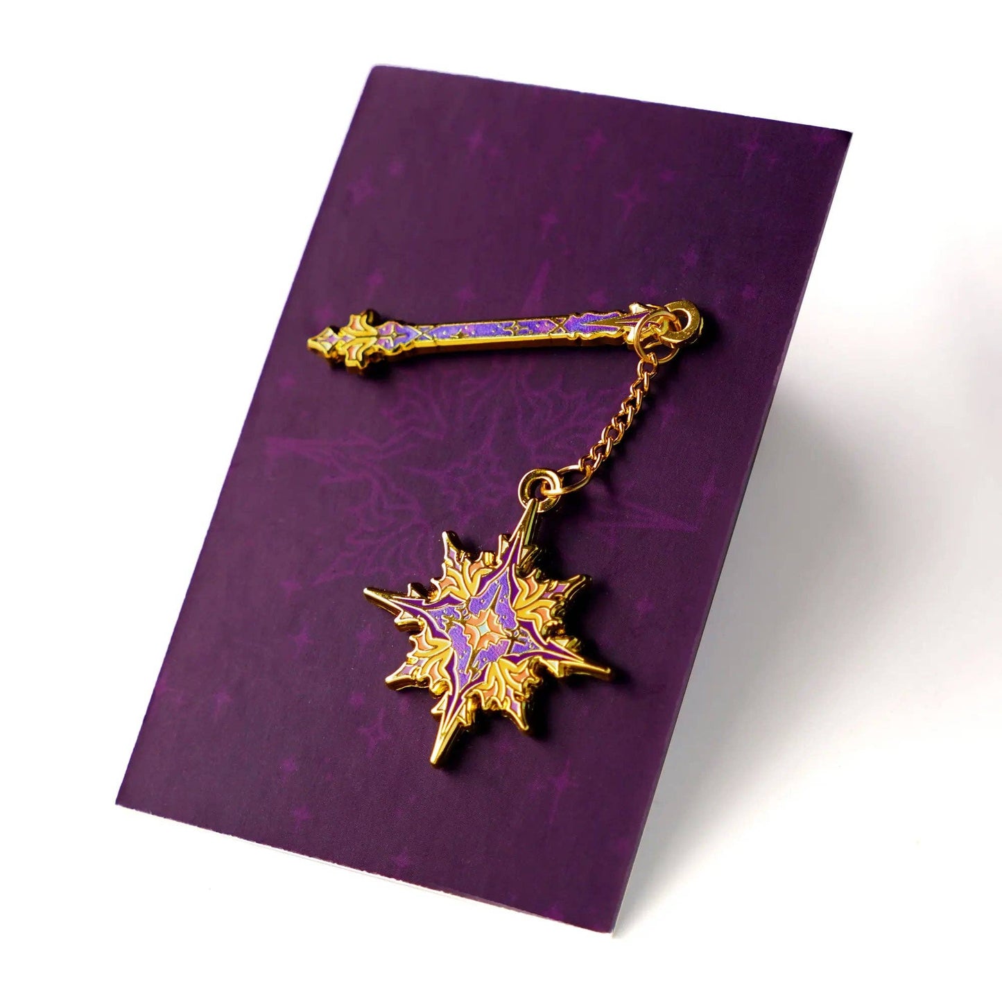 NVD Celestial Armory Enamel Pin | Star Flail