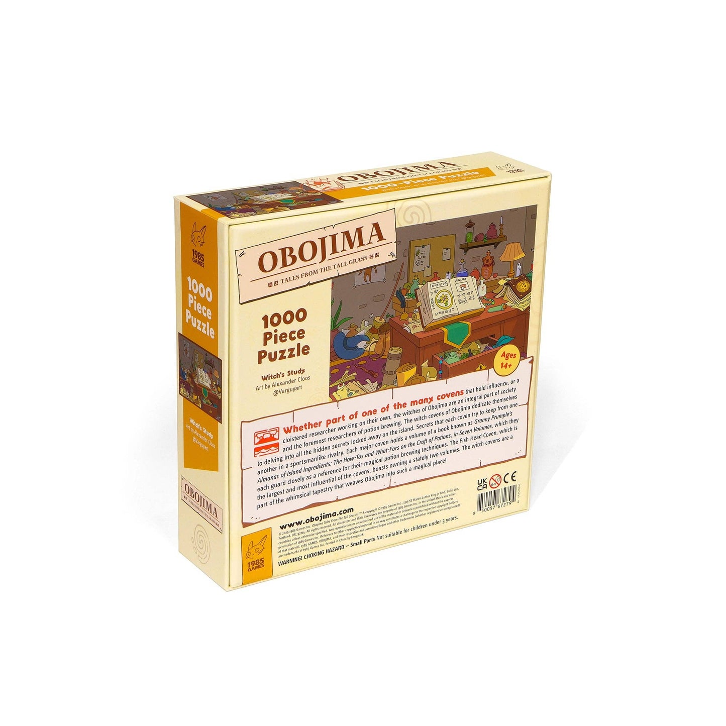 Obojima 1000-Piece Puzzle: Witch's Study