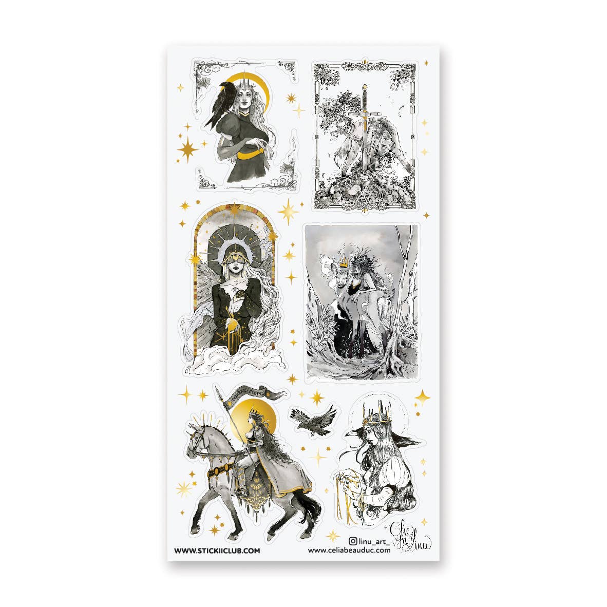 Sticker Sheet | Divine Heroines