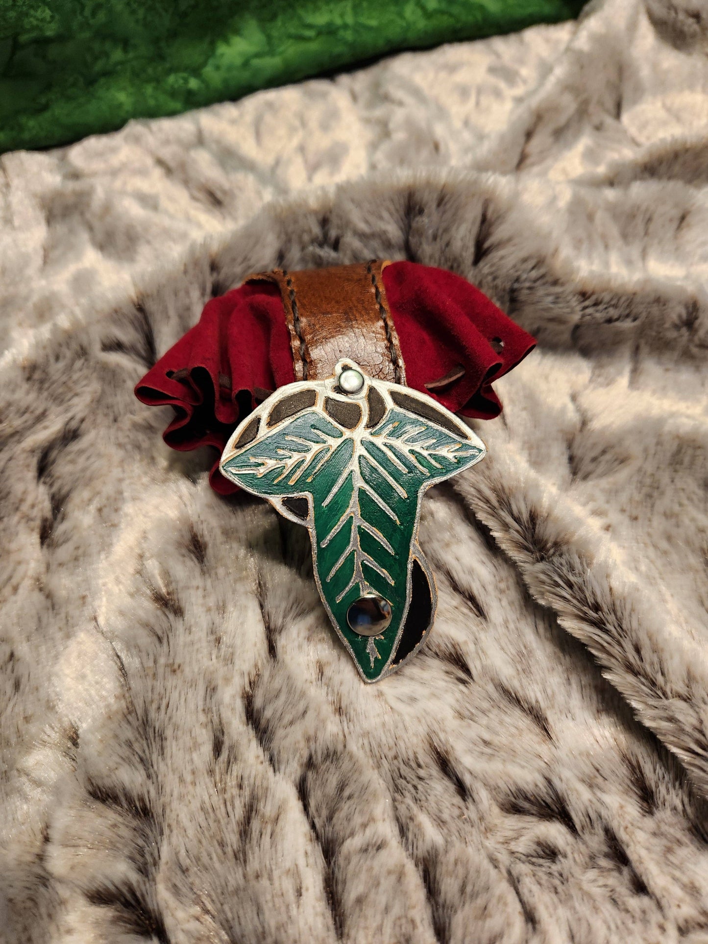 Leather Dice Pouch | Lórien Leaf
