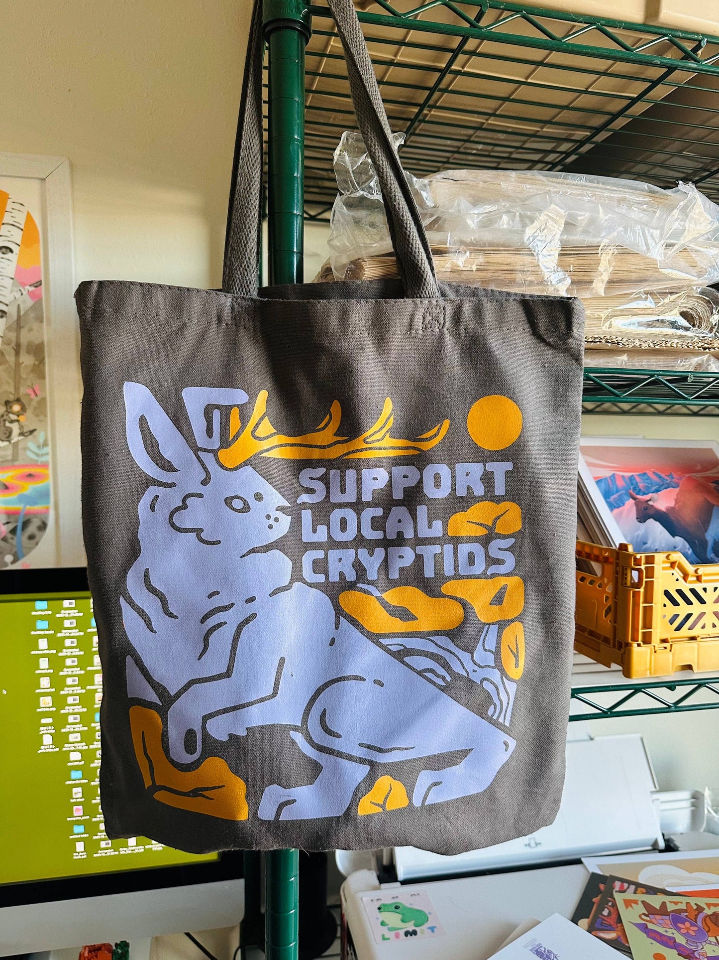 Support Local Cryptids Tote Bag