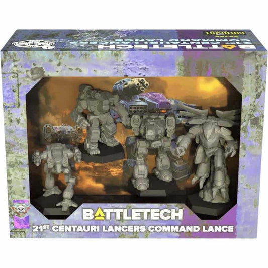 BATTLETECH: 21ST CENTAURI LANCERS COMMAND LANCE FORCE PACK