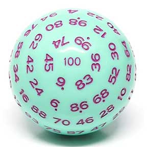 HD "Mint" Opaque D100