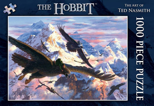 The Hobbit 1000 Piece Jigsaw Puzzle: Ted Nasmith - Bilbo and the Eagles