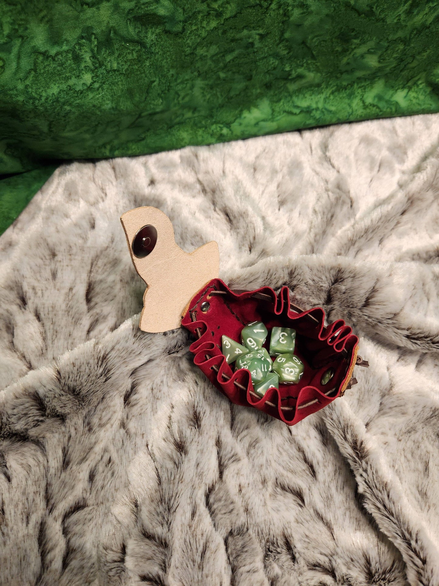 Leather Dice Pouch | Lórien Leaf
