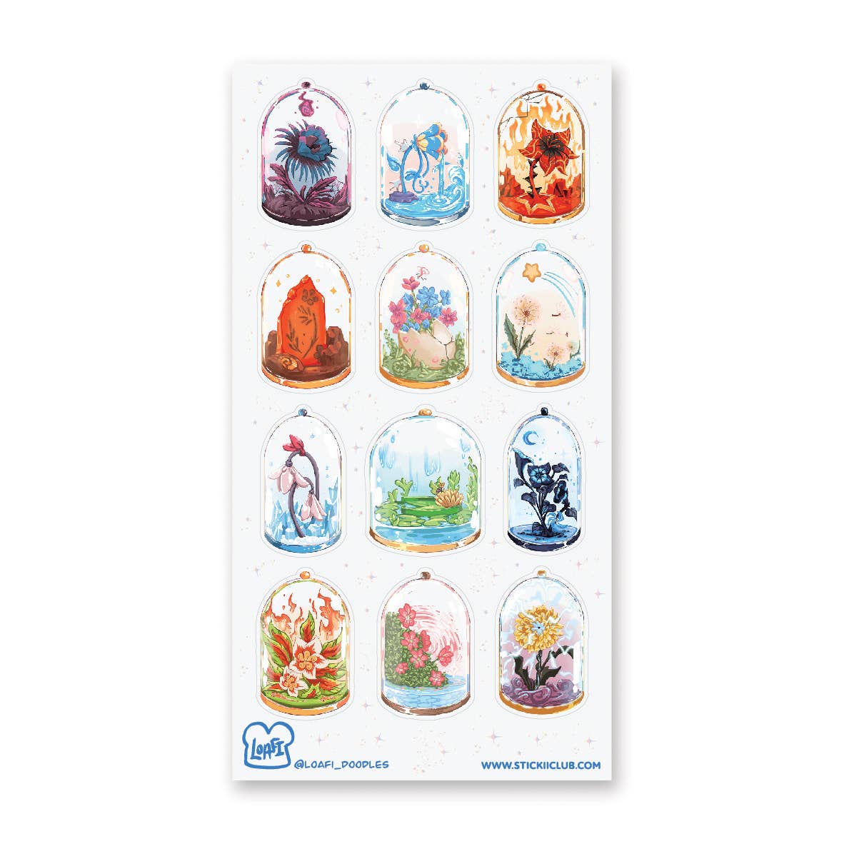 Sticker Sheet | Enchanted Flowers
