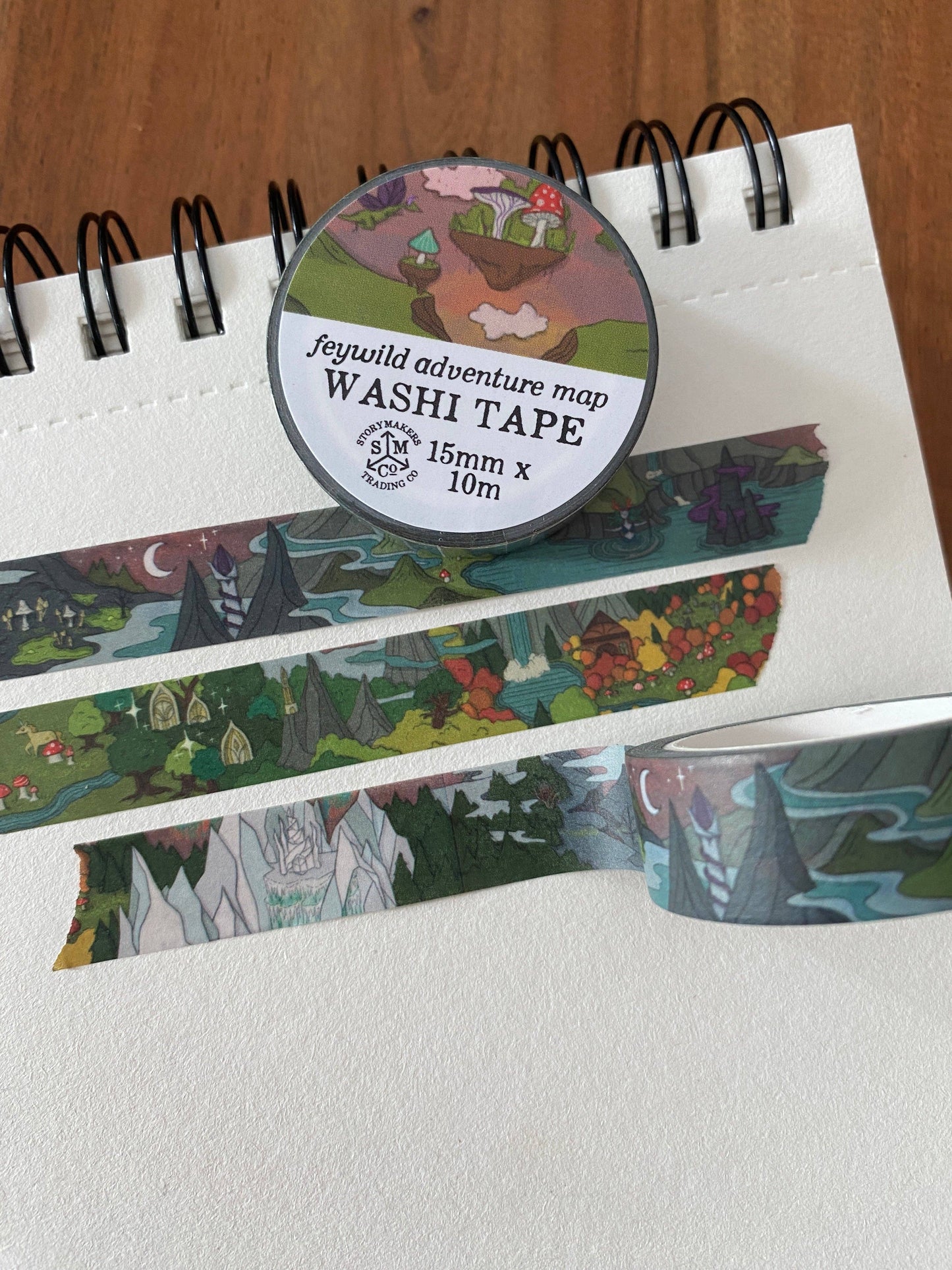 STC Cartography Washi Tape | Feywild