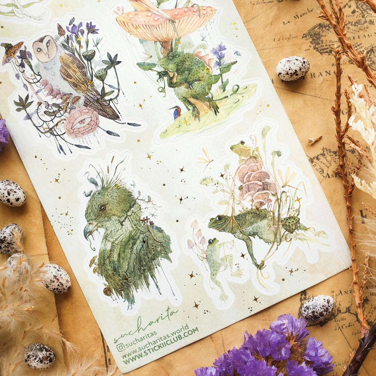 Sticker Sheet | Creatures of the Grove