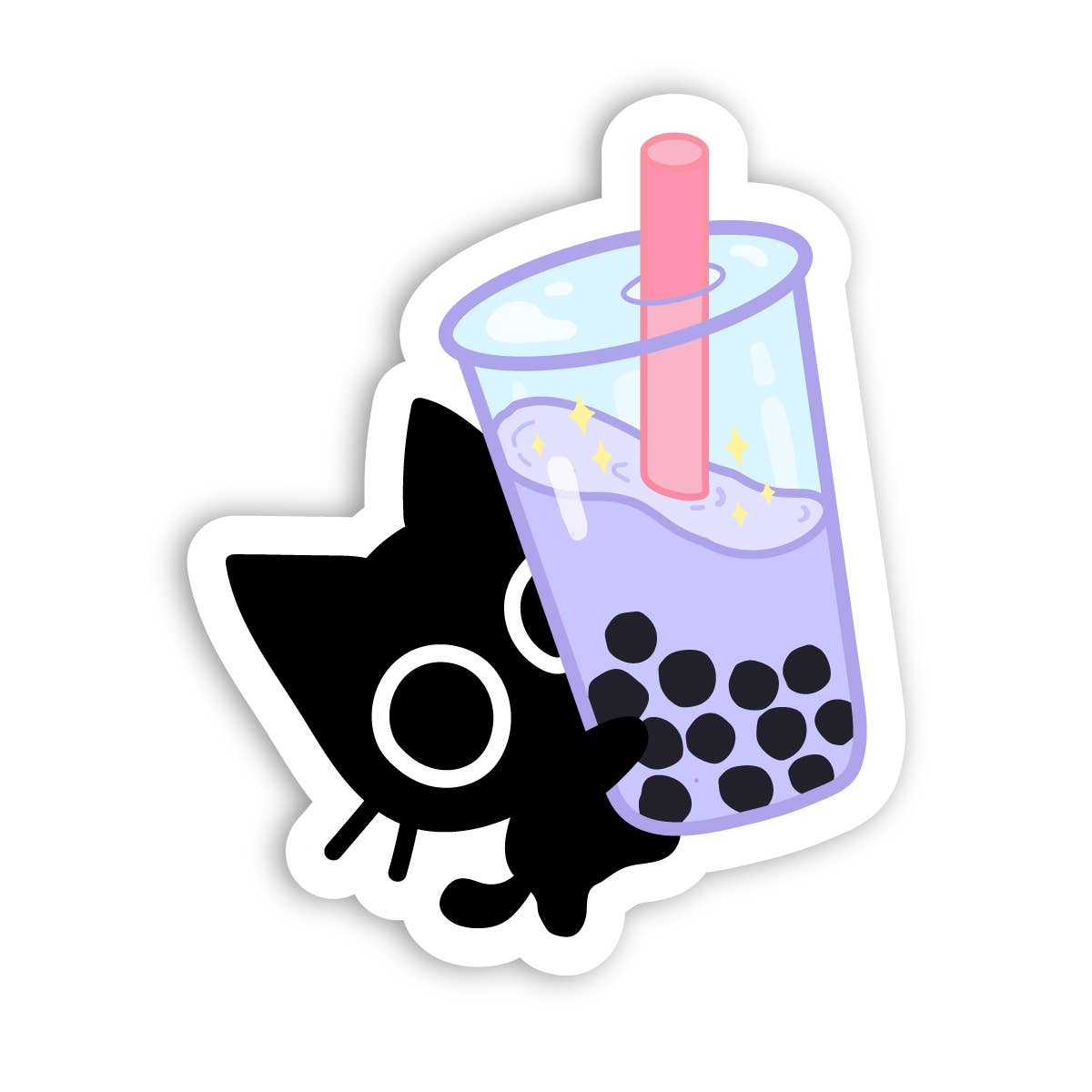 Sticker | Brown Sugar Boba Cat