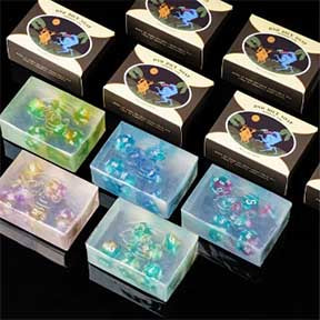 sale - Soap w embedded full size dice set (mystery color) [UDSOXZ01]