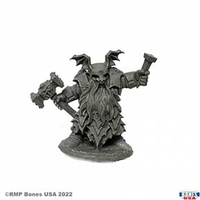 Bones USA: Dark Dwarf Irontongue Priest [Reaper 30080]