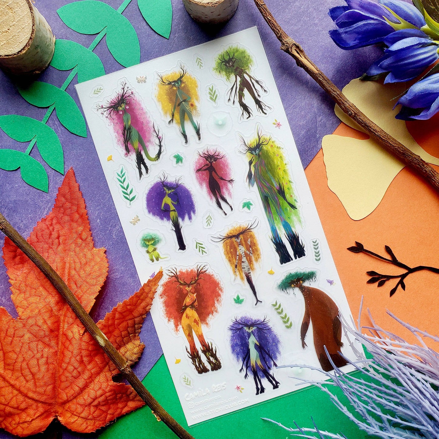 Sticker Sheet | Dryad Forest